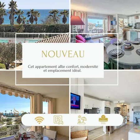Le Panorama Hermes T3 - Vue - Terrasse Wifi * Fréjus